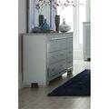 Home Elegance Allura Collection Dresser, Silver - 63.75 X 17 X 39 In. 1916-5